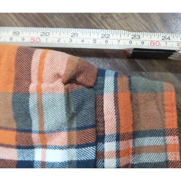 Legendary Whitetails Hooded Flannel Shirt Jacket Mens Medium Plaid Quilted - Picture 12 of 14